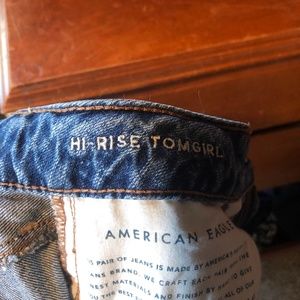 American Eagle Women's Jeans, Size 8, High-Rise Tomgirl